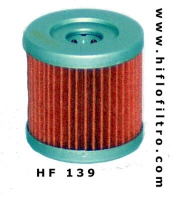 KAWASAKI KFX 400 (KSF 400) 03-06 HF 139 FILTR OLEJU Hiflofiltro