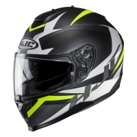 KASK HJC C70 TROKY BLACK/FLO GREEN