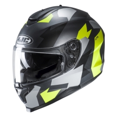 KASK HJC C70 VALON BLACK/FLO GREEN