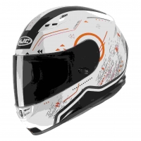 KASK HJC CS-15 SAFA WHITE/ORANGE