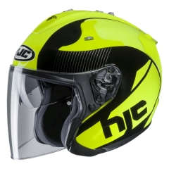 KASK HJC FG-JET ACADIA BLACK/FLUO YELLOW