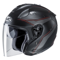 KASK HJC FG-JET JIKE BLACK/RED