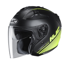 KASK HJC FG-JET PATON BLACK/FLO YELLOW