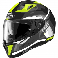 KASK HJC I70 ELIM BLACK/FLO GREEN