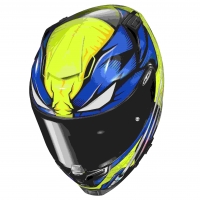 KASK HJC R-PHA-70 WOLVERINE X-MEN BLUE/YELLOW