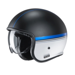 KASK HJC V30 EQUINOX BLACK/BLUE/WHITE