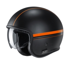 KASK HJC V30 EQUINOX BLACK/ORANGE