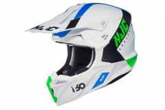 KASK HJC I50 ERASED WHITE/BLUE/GREEN