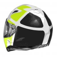 KASK HJC I70 PRIKA WHITE/BLACK/FLO YELLOW